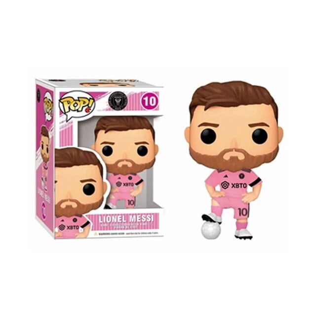 Funko Pop Football Star Lionel Messi # 10 Model Character PVC Statue Doll Series Collection Room Decoration Jewelry Toy Gifts