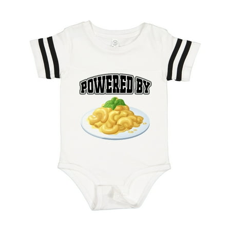 

Inktastic Powered by Macaroni and Cheese Gift Baby Boy or Baby Girl Bodysuit
