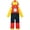 Crimson Iron Man, variant on Spider-Man Little Girls' Cosplay Hooded One Piece White Ghost