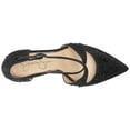 thumbnail image 5 of Jessica Simpson Accile Black Rhinestone Stiletto Pointed Toe Ankle Strap Pumps (Black, 7), 5 of 8