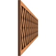 thumbnail image 3 of Ekena Millwork 46 5/8"W x 8"H x 3/8"T Hadley Fretwork Moulding, Cherry, 3 of 13