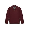 thumbnail image 3 of U.S. Polo Assn. Boys Quarter Zip Fleece Mock Neck Pullover, Sizes 4-18, 3 of 4