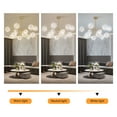 thumbnail image 3 of Miumaeov 12 Lights Modern Large Chandelier Ceiling Lamp for Dining Room Kitchen Living Room Bedroom 72W, 3 of 24
