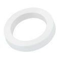 thumbnail image 1 of Unique Bargains Rondelle Plate en Caoutchouc Silicone DN25 1 Pieds Connecteur Rapide Joint Blanc 5 Unités, 1 of 5
