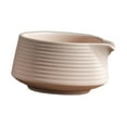 thumbnail image 3 of TISHITA Japanese Matcha Bowl Matcha Cup Gift Tea Bowl 500ml Portable Handmade Matcha Ceremony with Pouring Spout for Tea Room Kitchen Pink, 3 of 8