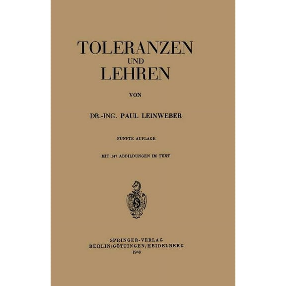 Toleranzen Und Lehren, (Paperback)