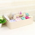 thumbnail image 3 of veasfak 1 Storage with Divider Compartments, Multi Grid PP Creative Workspaces, Portable Khaki, 3 of 9