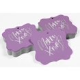 thumbnail image 4 of Inkdotpot Pack Of 100 Merry X-Mas Christmas Paper Tags DIY Craft Bracket Shape Real Silver Foil Hang Tags, 4 of 7