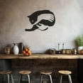 thumbnail image 2 of LaModaHome Exclusive Minimalist Cat And Human Love Metal Wall Art – Durable & Artistic Metal Wall Art for Home and Office Decor, Perfect for Any Interior Design Aesthetic, 2 of 4