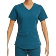 thumbnail image 5 of Scrubstar Women's Ultimate Stretch Twill Criss Cross V-Neck Scrub Top WM12T900A, 5 of 8