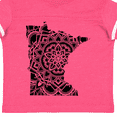 thumbnail image 4 of Inktastic Minnesota Silhouette Mandala Boys or Girls Toddler T-Shirt, 4 of 5