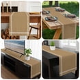 thumbnail image 6 of Pure Khaki Table Runner 72 Inches Long, Simple Solid Color Kitchen Coffee Dining Table Decoration for Home Party Birthday Wedding Home Decor 13x72 Inches, 6 of 8