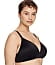 Women's Bali DF3460 Comfort Revolution Soft Touch Perfect WireFree Bra (Black XL)