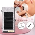 thumbnail image 3 of Pestañas postizas profesionales de volumen fácil de abanico, extensión de pestañas postizas gruesas y rizadas para mujeres, para esteticistas, 3 of 12