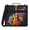 Orange, variant on Jiaoprinted Electric Guitar Zipper 3 D-Ring Binder Bag with Shoulder Strap, Music Themed Guitar Waterproof Expanding Binder, Multi-Pocket Portfolio Organizer Case