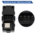 thumbnail image 3 of Power Window Lifter Control Switch for Cadillac Escalade 2009-2013 6.0L/2007-2014 6.2L 22895547, 3 of 7