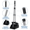 thumbnail image 6 of Suchown Pooper Scooper Swivel Bin & Rake Kit with 40 Waste Bags, 37" Long Handle Adjustable Dog Pooper Scooper for Large Medium Small Dogs, Portable Poop Scooper for Yard Lawn Outdoor, Easy to Clean, 6 of 9