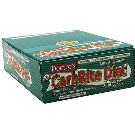 Diet Bar Cookie - Universal Nutrition Doctors CarbRite Diet Sugar Free Bar, 12 ea