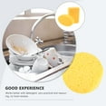 thumbnail image 6 of MLINS  2 Pcs Natural Cellulose Sponge Dishes Cleaning Sponges Yellow, 6 of 8