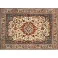 thumbnail image 1 of Ahgly Company Indoor Rectangle Traditional Dark Sienna Brown Medallion Area Rugs, 3' x 5', 1 of 6