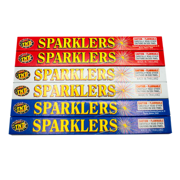 TNT Fireworks Gold Hand Held Sparklers, Outdoor Party