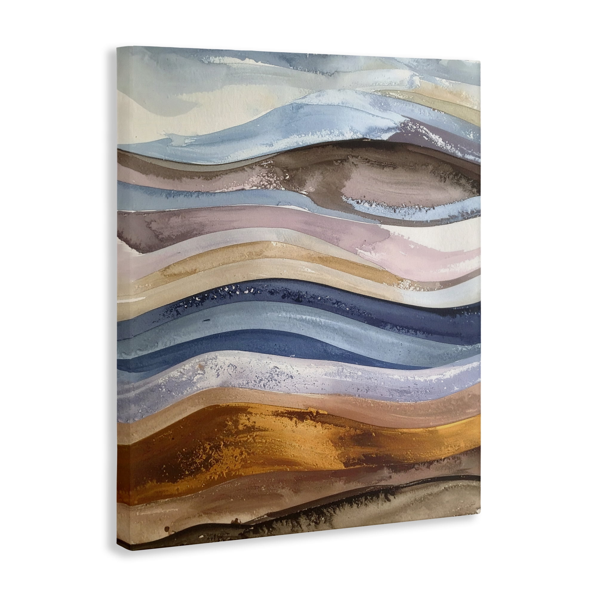 Stupell Industries Ocean Flow Layers Canvas Wall Art, design by Alonza Saunders