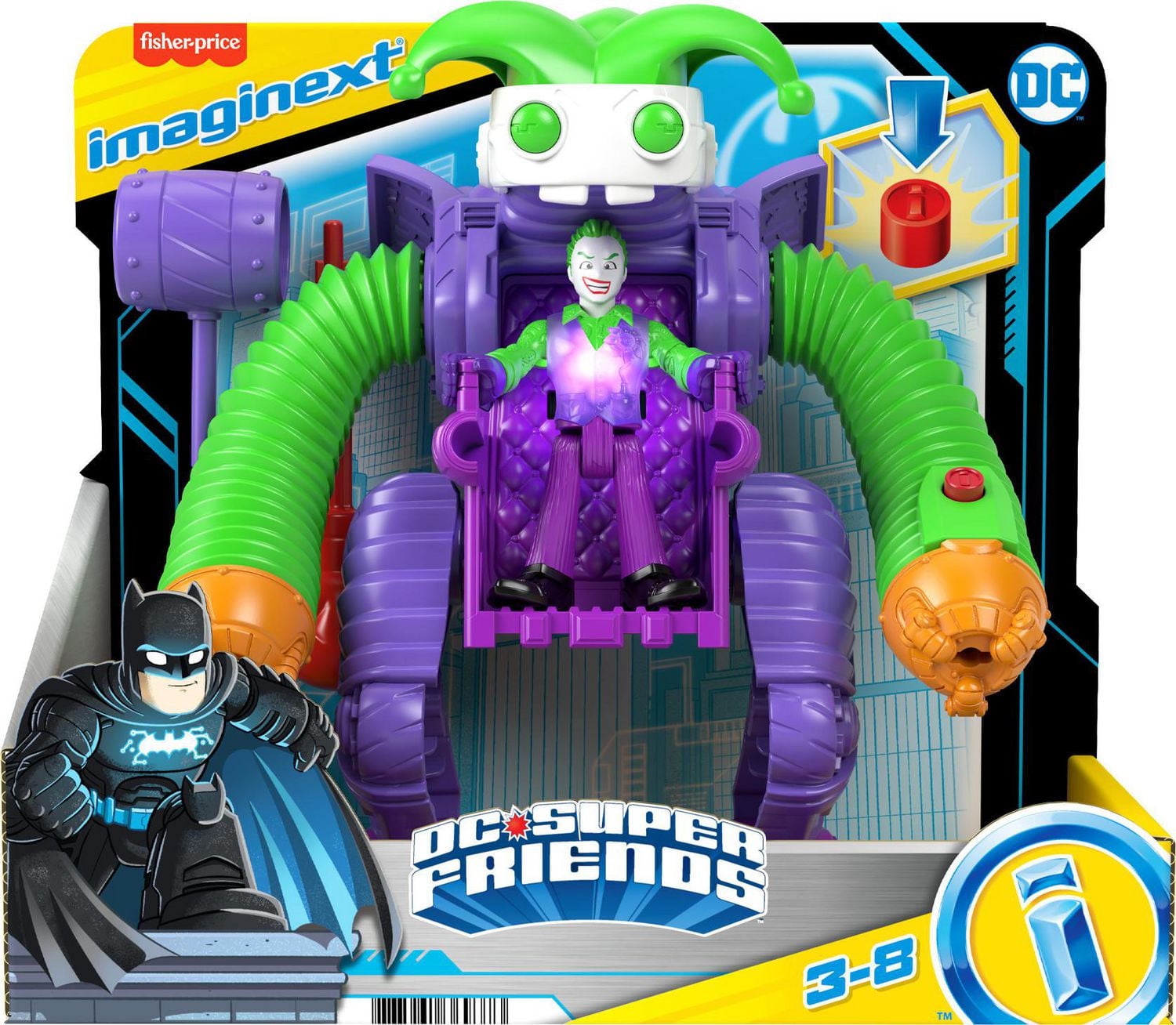 Imaginext DC Super Friends The Joker Battling Robot Set