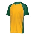 thumbnail image 2 of Augusta Sportswear - Limit Jersey - Color - Dark Green/ Gold/ White - Size - 2XL, 2 of 3