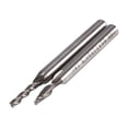 thumbnail image 1 of Double Flute Spiral Set Tool,HSS 6mm Shank 2 CNC Router Bit Tool HSS Ball Nose End Mills Highly Recommended, 1 of 8