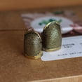 thumbnail image 6 of Brass Thimble, Protects Fingers While Sewing, Essential for Hand Stitching and Quilting Projects, 6 of 8