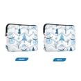 thumbnail image 7 of FORMRS 13"-13.3" Laptop Sleeve Protective Case Soft Carrying Quilted Computer Bag Cover, Blue Simple Cartoon Snowmen, 7 of 7