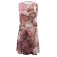 thumbnail image 4 of Vestido suelto con estampado de cuello redondo sin mangas informal de verano con estilo para mujer OAVQHLG3B Store lin121212, 4 of 5