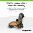 thumbnail image 5 of Presto FlipSide Belgian Waffle Maker, Ceramic Kitchen Appliance, 7", Black, 5 of 12