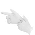 thumbnail image 1 of Guantes de algodón, 30 unidades, blancos, para eczema, lavables y resistentes al encogimiento., 1 of 5