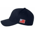 thumbnail image 2 of Christian Hats for Men Women Jesus 3 Nail Cross Hat NAVY FLEX FIT XL/2X HAT with a Free 4" Decal, 2 of 2