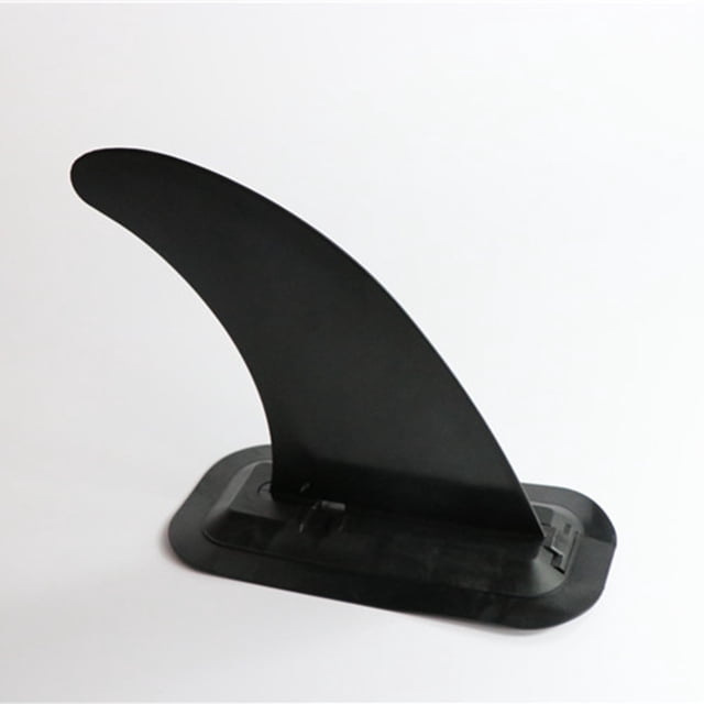 OULII 1Pcs Surfboard Fins Nylon Black For Maneuverability Control 9.6x4.5x8.7in