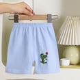 thumbnail image 2 of Boys' Cotton Shorts with Elastic Waistband, Light Blue Animal Print Play Shorts for Kids and Kids (Sizes 2T-8),Size 9 Months, 2 of 6