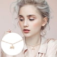 thumbnail image 2 of Exquisite Female Necklace Simple And Cute Pendant Initial CHOKER Necklace Necklace Woman Trendy Necklace Set Necklaces for Women Laye Necklace Heart Women Chain Necklaces Jewelrye1653, 2 of 4