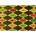 thumbnail image 1 of Ahgly Company Machine Washable Indoor Rectangle Transitional Night Red Area Rugs, 4' x 6', 1 of 7