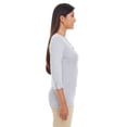 thumbnail image 3 of Devon & Jones Ladies' Perfect Fitâ„¢ Y-Placket Convertible Sleeve Knit Top - DP186W, 3 of 4
