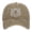 Khaki, variant on Unisex Distressed Washed Baseball Cap with Tiger Embroidery Sun Visor for Outdoor Casual Wear Adjustable Baseball Caps Army Green One Size