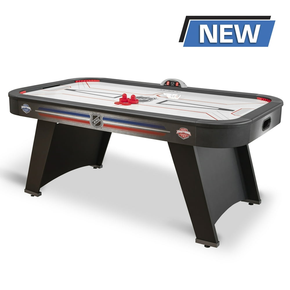 NHL 72" Air Attack Indoor Air Hockey Table with LED Scoring Walmart