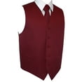 thumbnail image 4 of Neil Allyn 7-Piece Formal Tuxedo with Flat Front Pants, Shirt, Burgundy Vest, Tie & Cuff Links. Prom, Wedding, Cruise, 4 of 5