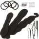 thumbnail image 1 of unbranded 1Jgo Kit Compacto Negro De Herramientas Para Crear Moños Y Peinados Con Estilo Para Eventos, 1 of 6