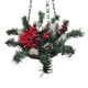 thumbnail image 2 of Injueey Cesta de flores resplandeciente de Navidad, adorno de Festival para interiores y exteriores, diseño de escena DIY, colgante de puerta de Kits de decoración para fiestas Injueey HA067938-00, 2 of 6