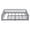 Grey, variant on MIKIBAMA Japan Platform Beds Frames Rubber Wood Queen Size Floor Bed with Fence