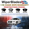 thumbnail image 2 of 2007 Dodge Magnum Beam Wiper Blades Wipers w/1yr Warranty (Set of 3) w/Rear Wiper, 2 of 5