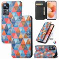 thumbnail image 1 of Compatible With Xiaomi Mi 12t Case Colorful Wallet Card Slot Pu Leather Kickstand Magnetic Rfid Blocking Cover, 1 of 3