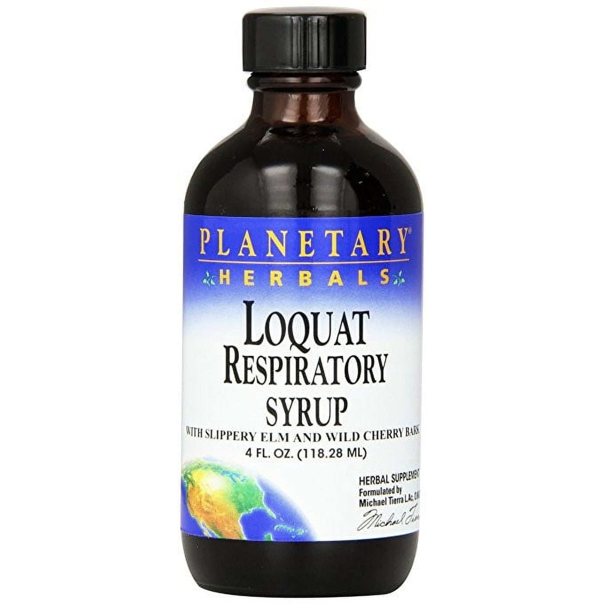 Planetary Herbals Loquat Respiratory Syrup, 4 Fl Oz