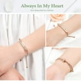 thumbnail image 4 of Cremation Bracelet for Ashes Stainless Steel Urn Bangles for Ashes Memorial Keepsake Cremation Memorial Urn Bracelet - Adjustable,Free Fill Kit, 4 of 6